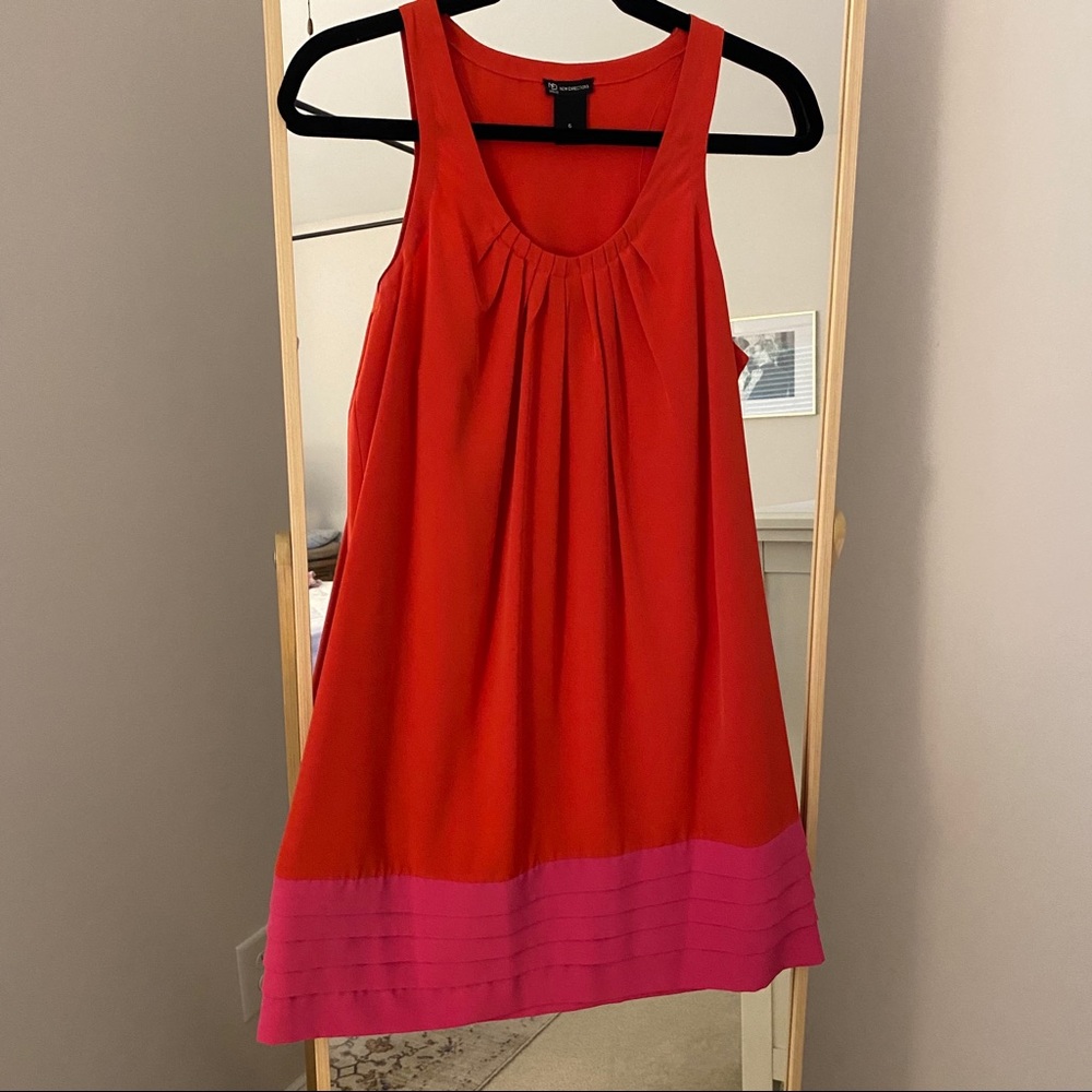 New Direction Red Shift Dress | Size 6